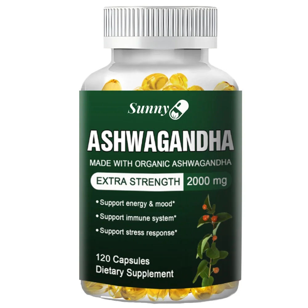 Ashwagandha Extract Root - Ashwagandha Extract Capsule Anti-oxidation, Lipid-lowering, Decompression,
