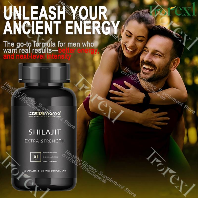 Ashwagandha Extract Root - Male Enhancing with Natural Premium shilajit