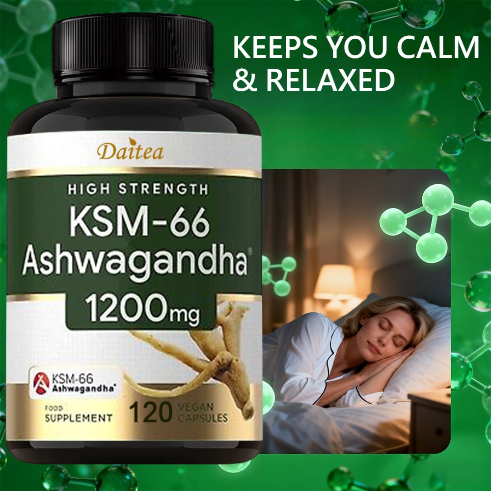 Ashwagandha Extract Root - Organic KSM-66 Ashwagandha Root Extract Stress