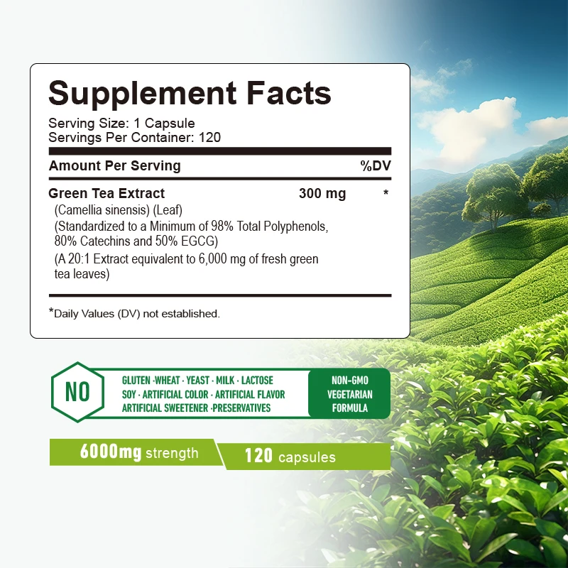 Green Tea Capsules - Boosts Me - Green Tea Extract Fat 评论和价格