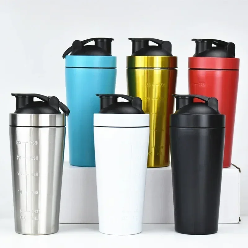 Stainless Steel Protein Shaker - Nutrition Of Fitness 评论和价格