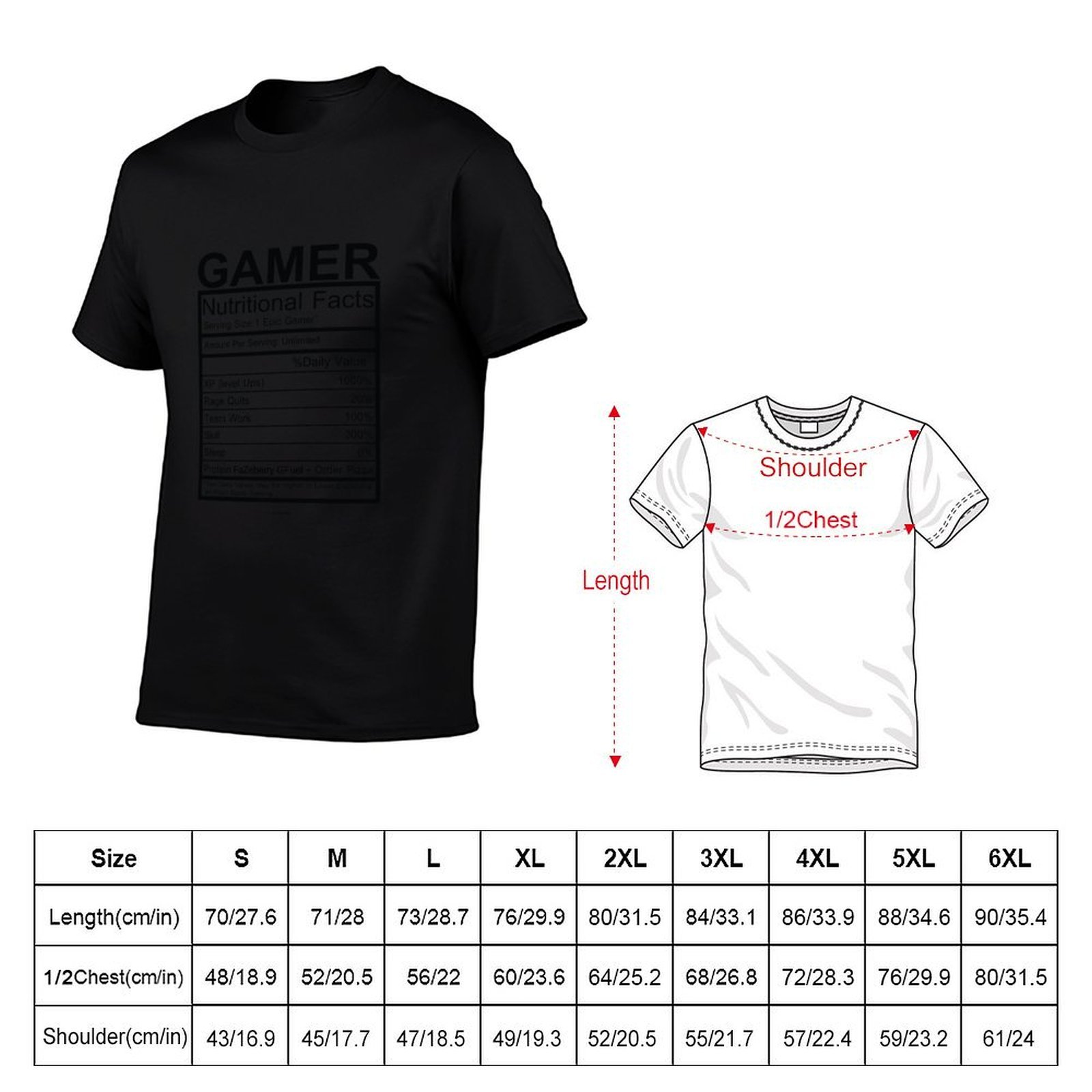 Gamer Nutritional Facts Chart  - Nutrition Of Fitness 评论和价格