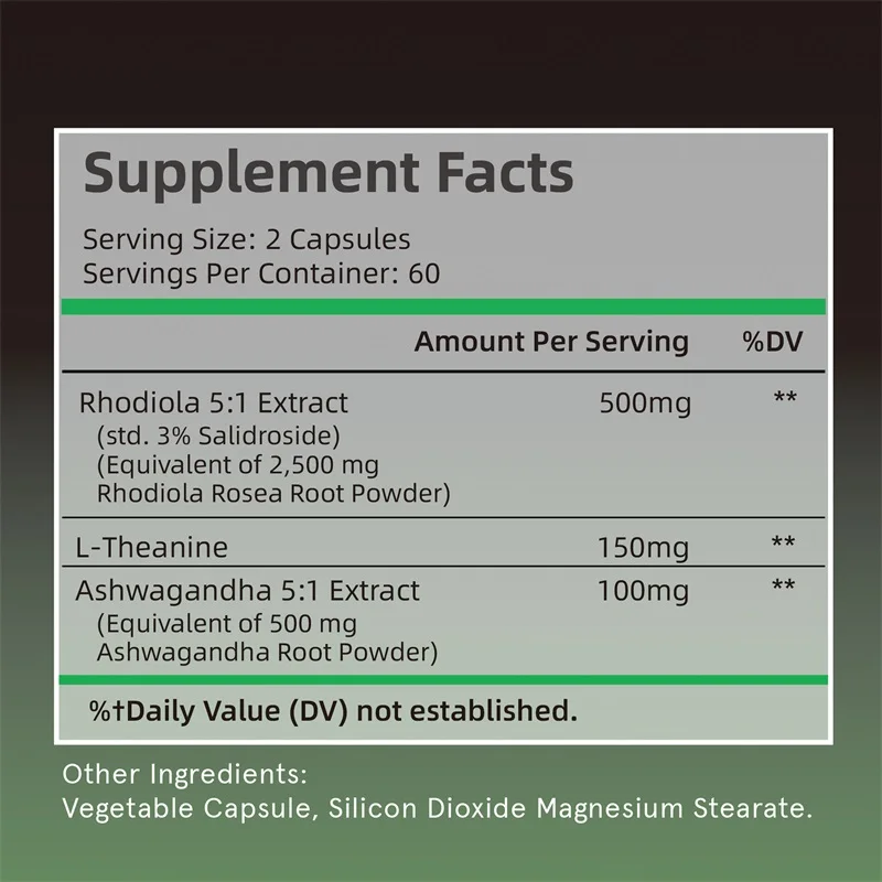 Rhodiola Rosea Max Supplement  - Ashwagandha Extract Root 评论和价格